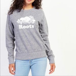 Roots Salt & Pepper Original Crew Sweatshirt